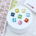 DZ 3009 10x10 mm square shape crystal fancy stone 