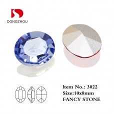 DZ 3022 10x8  mm Oval shape crystal fancy stone 