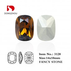 DZ 3128 14*10mm Crystal Square Stone