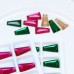 DZ 1777 with 2 hole trapezoid ccrystal AB flat back stone 10.8*19mm DZ 1777 with 2 hole trapezoid ccrystal AB flat back stone 10.8*19mm