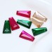 DZ 1777 with 2 hole trapezoid ccrystal AB flat back stone 10.8*19mm DZ 1777 with 2 hole trapezoid ccrystal AB flat back stone 10.8*19mm