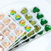 DZ-1025 flat back heart crystal fancy stones