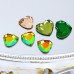 DZ-1025 flat back heart crystal fancy stones