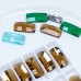 DZ 1296Y Rectangle shape flat back crystal stone 