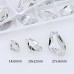 DZ 4062 10*5MM 14*9MM 19*12MM 27*16MM Galactic  Flat Back Sew on Stones