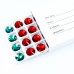 DZ 3041 12 mm  rivoli  shape crystal  flat back stone 