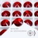 DZ 3041 12 mm  rivoli  shape crystal  flat back stone 