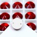 DZ 3041 12 mm  rivoli  shape crystal  flat back stone 