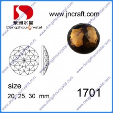 DZ 1701 round shape crystal flat back stone DZ 1701 round shape crystal flat back stone
